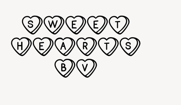 Sweet Hearts BV Font