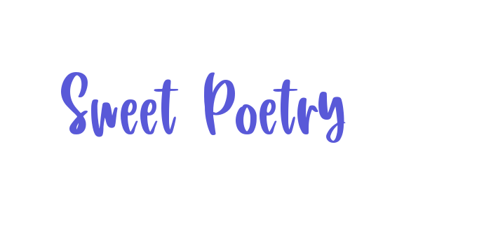 Sweet Poetry Font