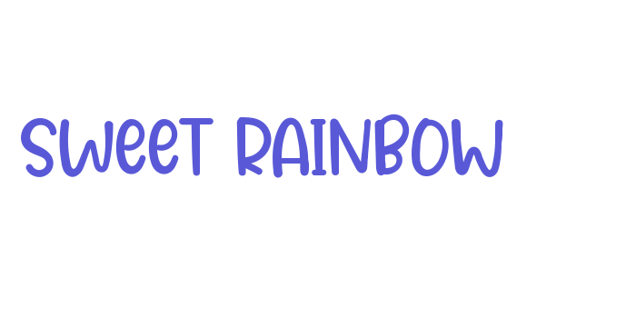 Sweet RAINBOW Font Download