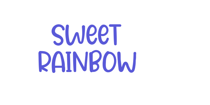 Sweet RAINBOW Font