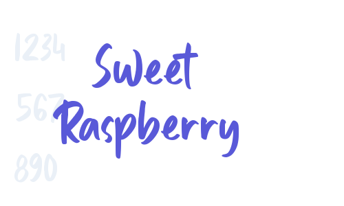 Sweet Raspberry Font