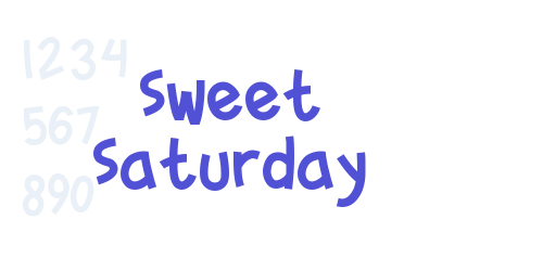 Sweet Saturday-font-download