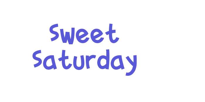 Sweet Saturday Font