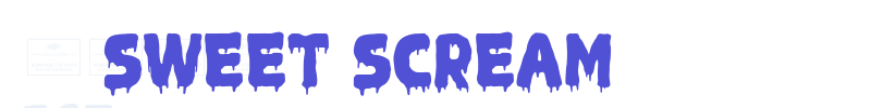 Sweet Scream-font