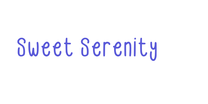 Sweet Serenity Font Download