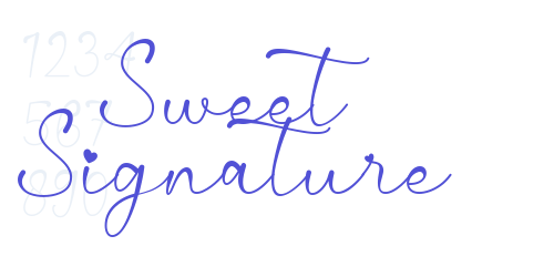 Sweet Signature-font-download