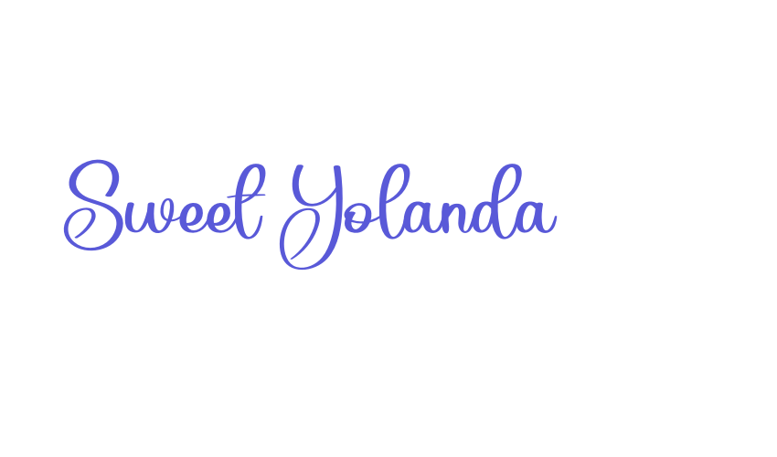 Sweet Yolanda Font Download