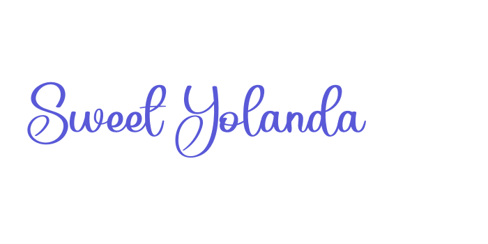 Sweet Yolanda Font Download