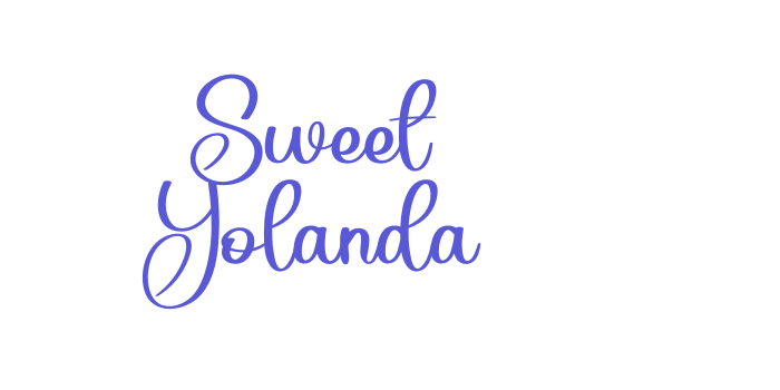 Sweet Yolanda Font