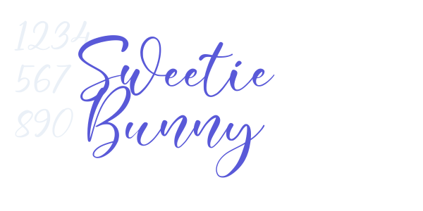 Sweetie Bunny font free