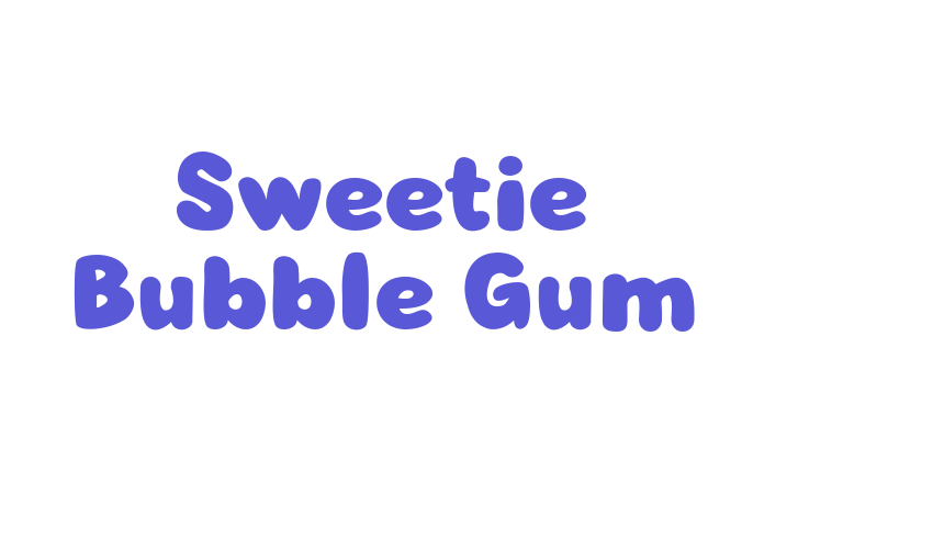 Sweetie Bubble Gum Font Download