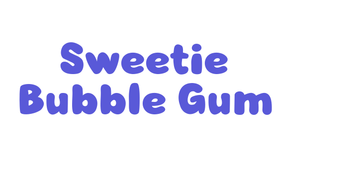 Sweetie Bubble Gum Font Download