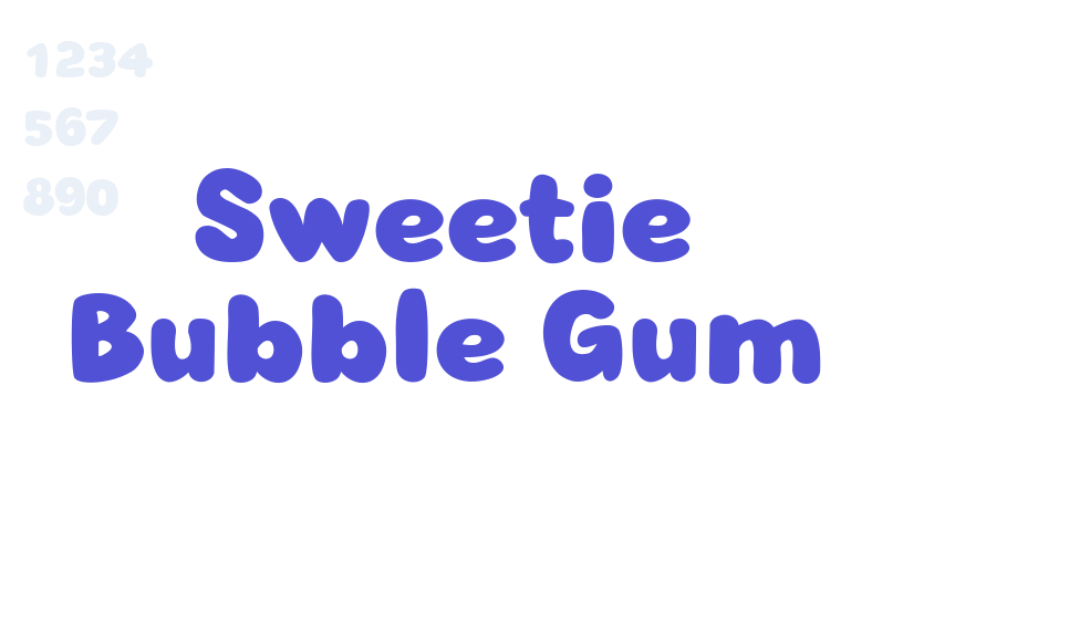 Sweetie Bubble Gum-font-download