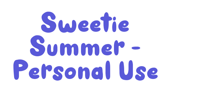 Sweetie Summer – Personal Use Font Download