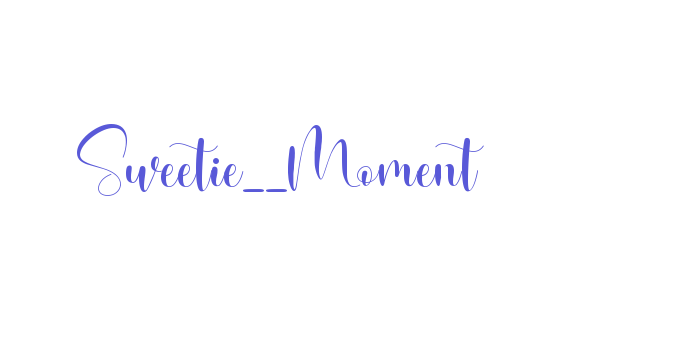 Sweetie__Moment Font