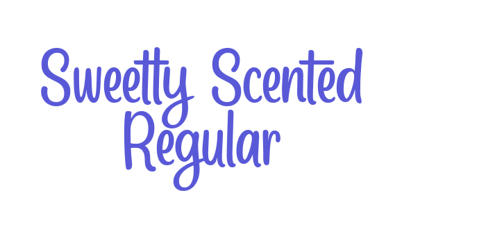 Sweetly Scented Regular Font