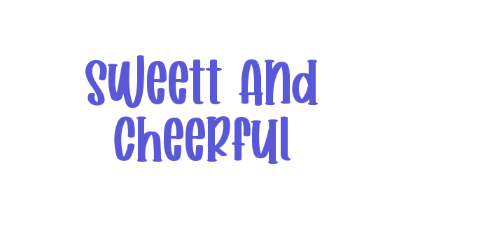 Sweett And Cheerful Font Download