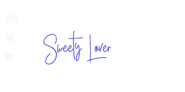 Sweety Lover font free