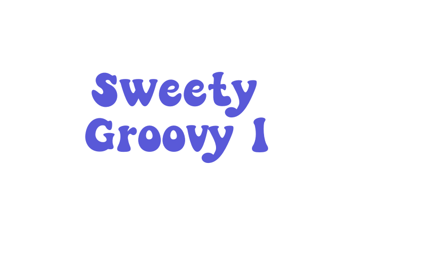 Sweety Groovy 1 Font Download