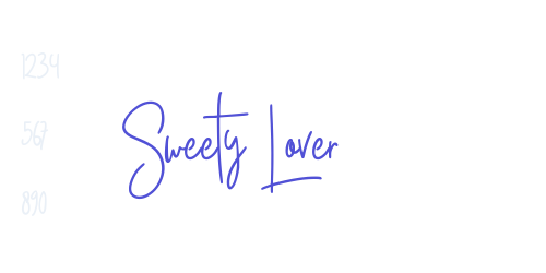 Sweety Lover-font-download