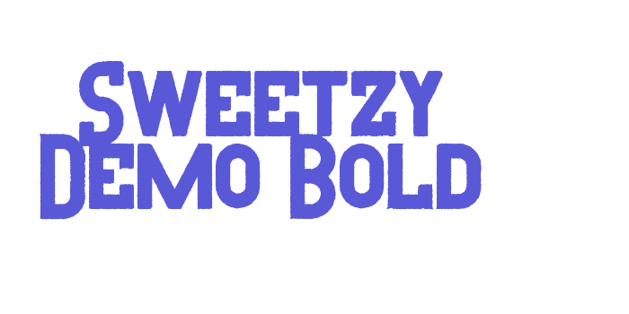 Sweetzy Demo Bold Font Download