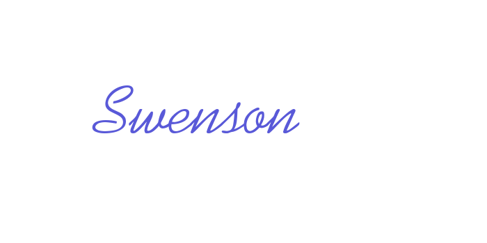 Swenson Font