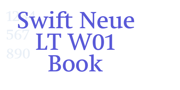 Swift Neue LT W01 Book font