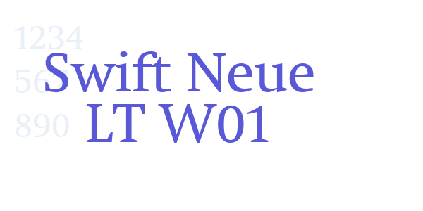 Swift Neue LT W01 font