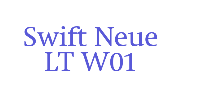 Swift Neue LT W01 Font Download