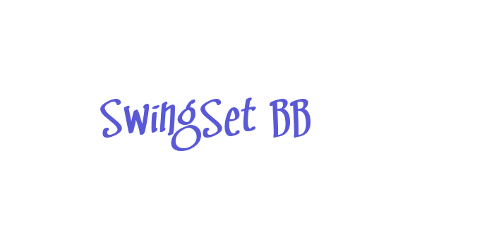 SwingSet BB Font Download