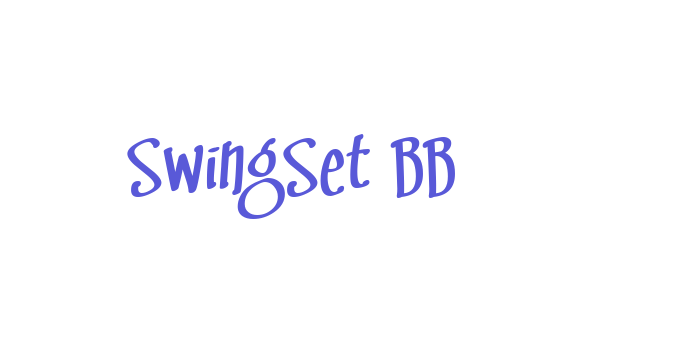 SwingSet BB Font