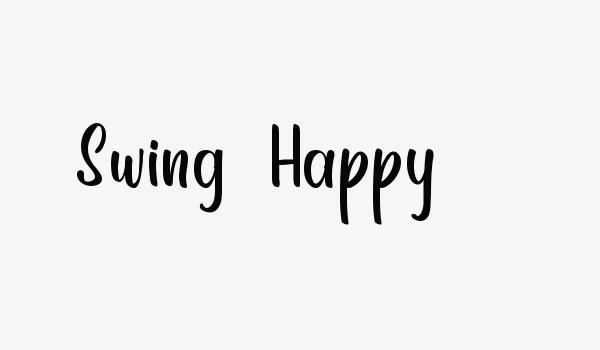 Swing Happy Font