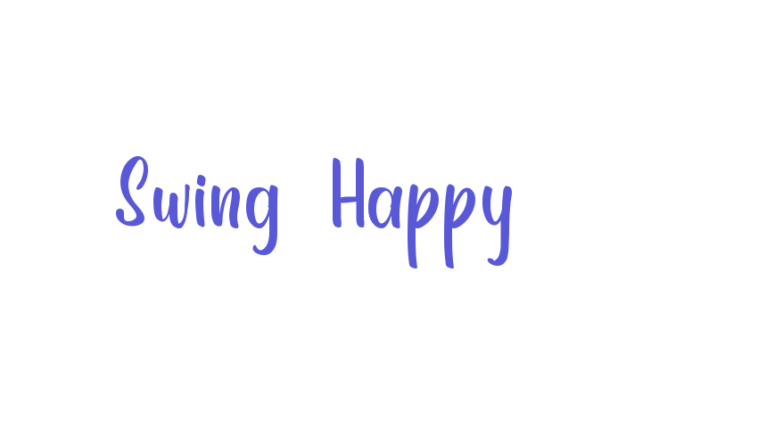 Swing Happy Font