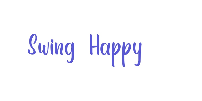 Swing Happy Font Download