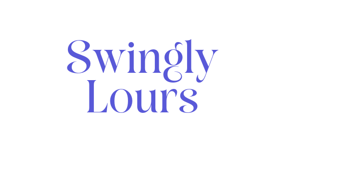 Swingly Lours Font Download