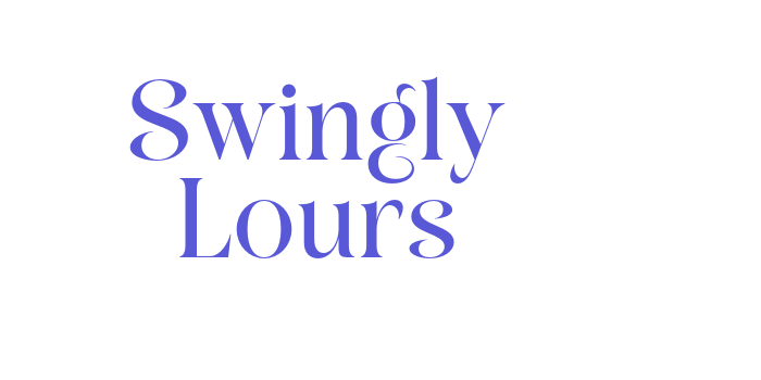 Swingly Lours Font