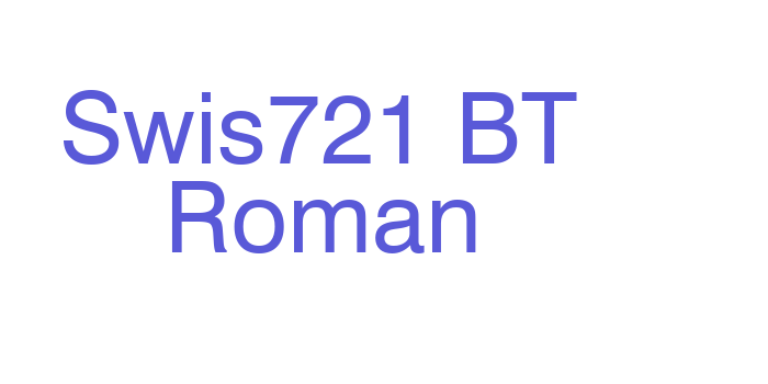 Swis721 BT Roman Font Download