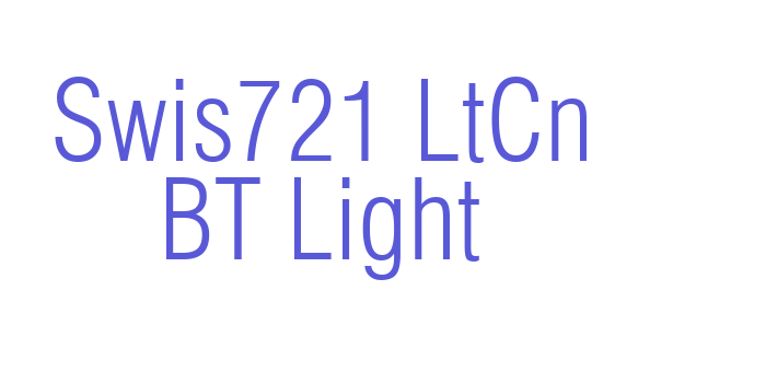 Swis721 LtCn BT Light Font