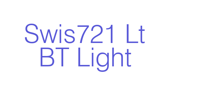 Swis721 Lt BT Light Font Download