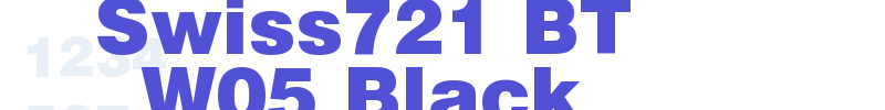Swiss721 BT W05 Black-font