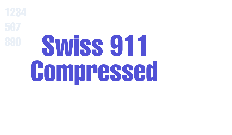 Swiss 911 Compressed-font-download