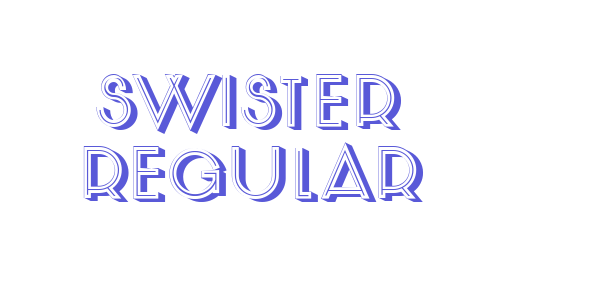 Swister Regular font free