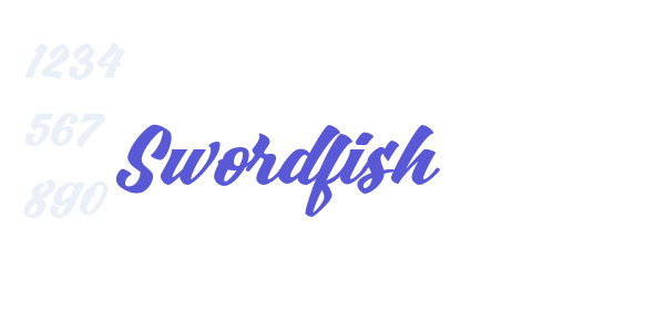 Swordfish font free