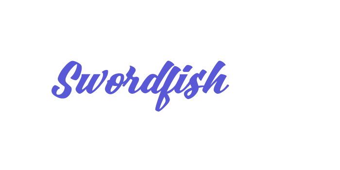 Swordfish Font