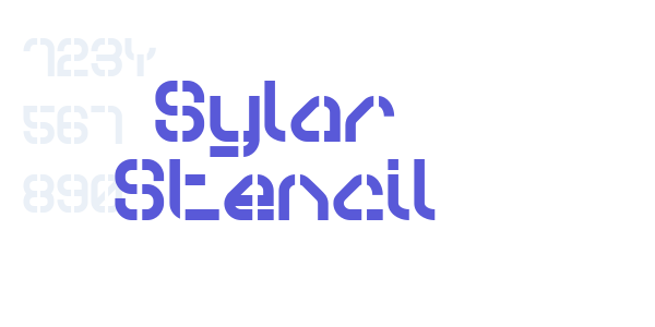 Sylar Stencil font free