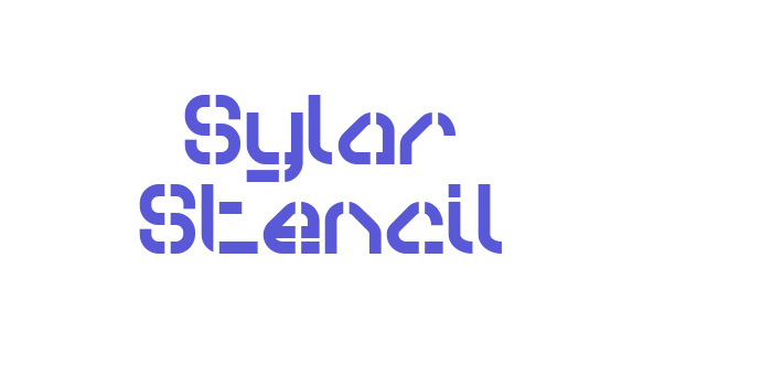 Sylar Stencil Font Download