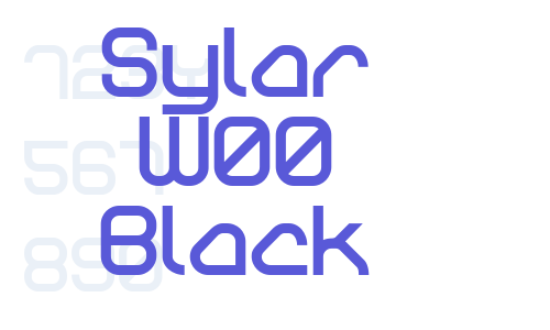 Sylar W00 Black Font Download