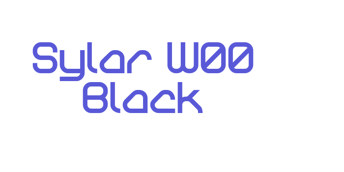 Sylar W00 Black Font Download