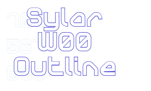 Sylar W00 Outline Font Download