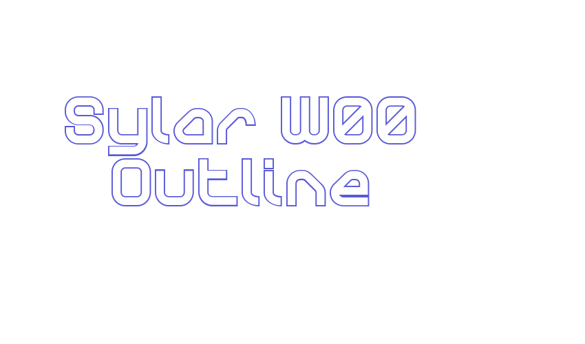 Sylar W00 Outline Font Download